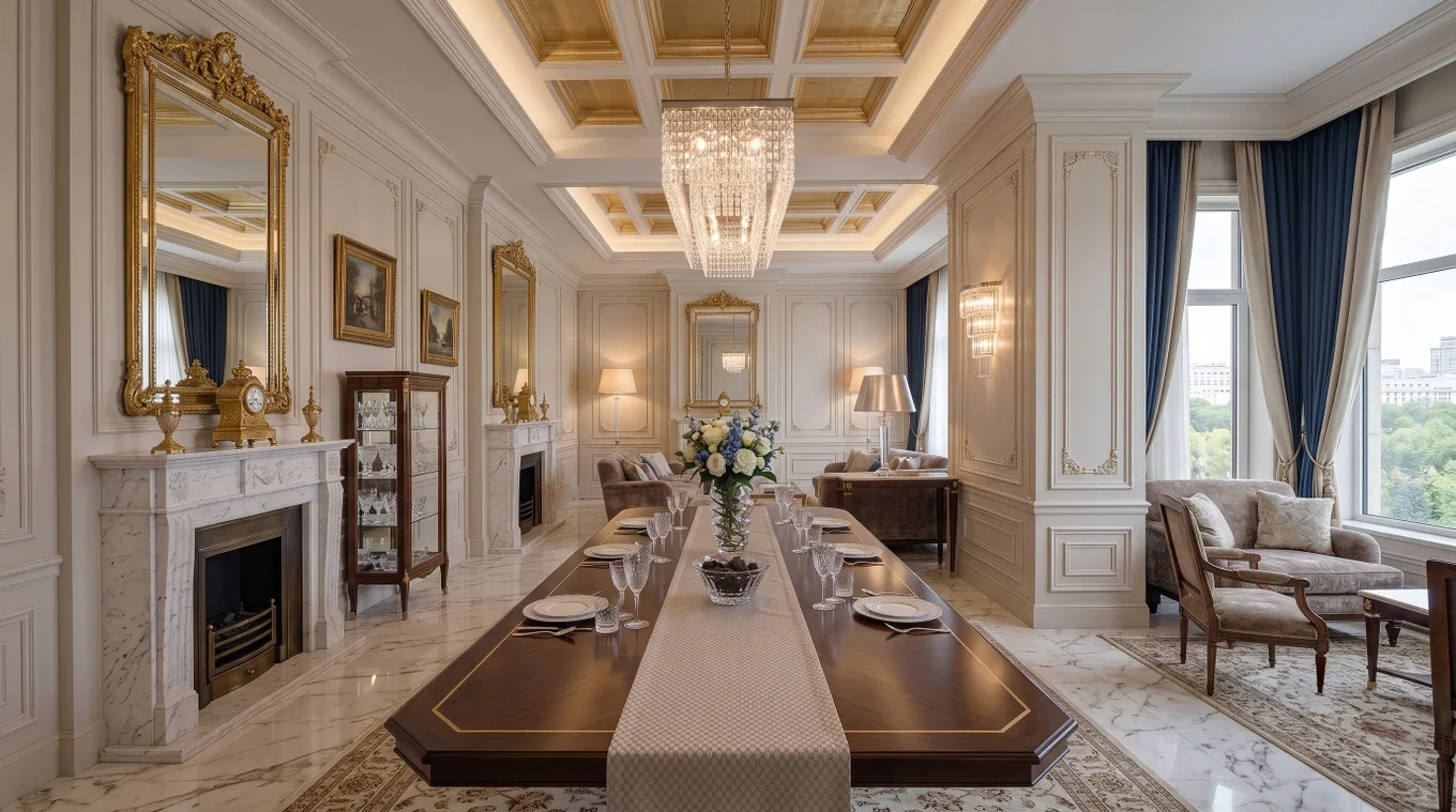 Không gian nội thất Dấu ấn Baccarat